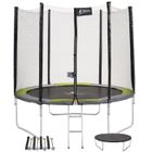 Kangui - Trampoline rond Ø250cm avec filet, échelle, kit d'ancrage et bâche de protection RALLI 250