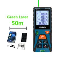 Laser vert 50m - ARTBULL-Télémètre laser vert et rouge, Distancemètre à bande infrarouge, Outil de mesure à b