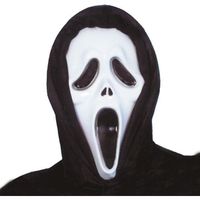 Masque avec capuche - Scream - Adulte - Blanc - Intérieur