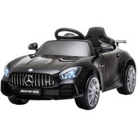 Voiture électrique pour enfants - HOMCOM - Mercedes-AMG GT R - Effets sonores et lumineux - Télécommande