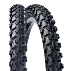 Pneu Route Noir Vélo Ville Pneu Vélo Route 20 X 1.75 (47-406) - Pour Vélo Enfant, Vélo Ville Type Graziella, Noir Chambre à Air Compatible 40-65 PSI