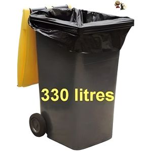 Sacs Poubelle - Poubelles Noirs Ldpe Durables 60l 50 Sacs