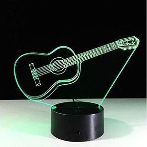 Lampe lumineuse LED Guitare électrique - Guitare Attitude