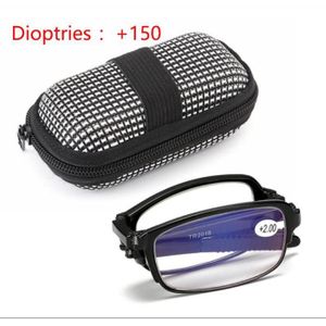 Lunettes De Lecture Pincées Mini - Ultra Légères Avec Étui - +1.0 à +3.5 - Hommes Et Femmes