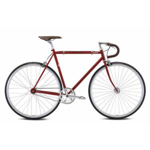 VÉLO DE VILLE - PLAGE Vélo urbain fixie Fuji Feather 2021 - rouge - 54 cm / 168-175 cm
