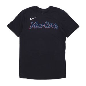 T-SHIRT MAILLOT DE SPORT T-shirt Homme Miami Marlins Wordmark - Nike - Noir
