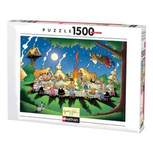 PUZZLE Puzzle Classique 1500 Pièces Astérix Banquet - Nat