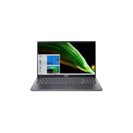 PC Portable Acer Swift 3 SF316 51 75VJ 16,1" Intel Core i7 16 Go RAM 512 Go SSD Gris acier Gris Acier