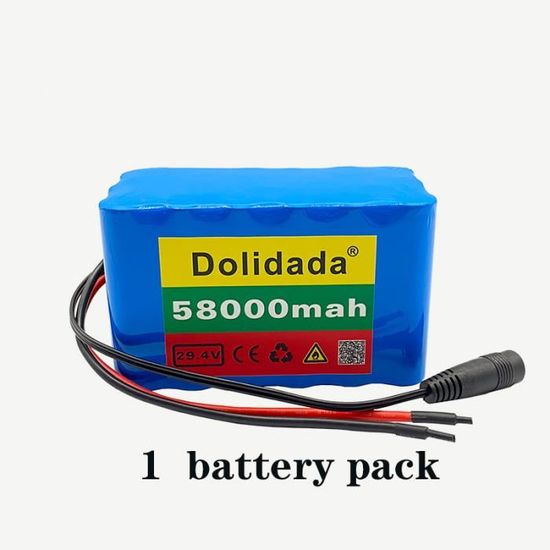 Batterie Lithium-Ion 24V 20Ah 7S3P Pour Vélo Électrique Avec Chargeur Et BMS - Pour Moteur Inférieur à 500W