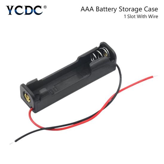 Boîtier Noir Pour Créer Batterie De Piles AAA - Support 4V - Lithium-Ion