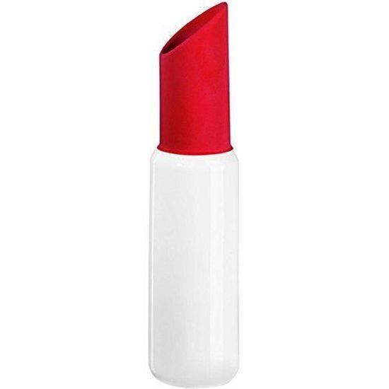 vase Design rouge a   lèvres Rouge 20 x 5 cm