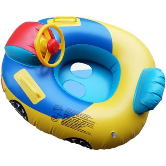 Toyvian Anneau Flottant Hippocampe – Bouée De Natation Gonflable Rouge – Piscine, Lac, Plage – 150x120x110 Cm – Pour Adultes Et Enfants