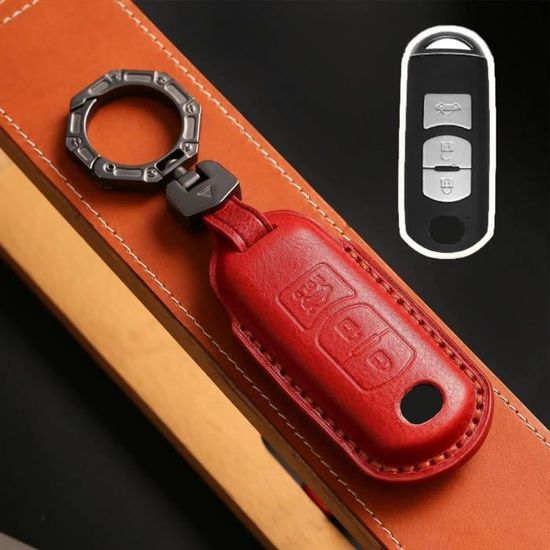 M.JVisun Coque Silicone Tressée Pour Clé Audi A4 A6 Q5 Q8 RS - Protection Douce Et Élégante - Noir