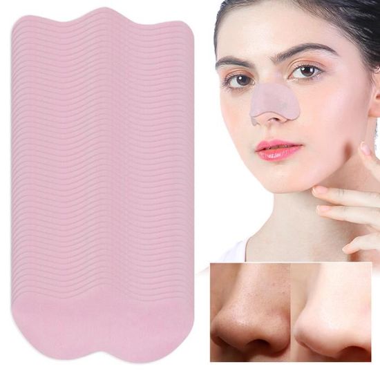 Lot De 6 Pansements Pour Le Nez Avec Attaches Oreilles - Taille Universelle 2,5x30 Cm, Coton Absorbant