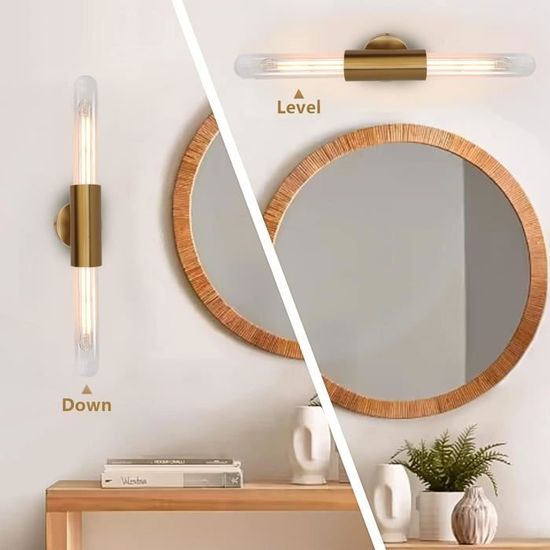 Spacnana Lumière De Vanité De Salle De Bains, Barre Lumineuse De Miroir De LED 15,7