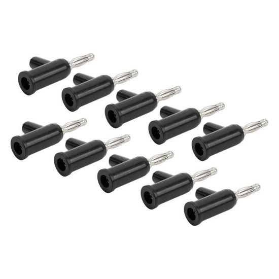 Lot de 10 connecteurs de fil en laiton avec double vis - 1000