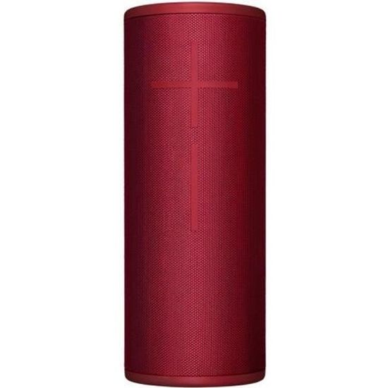 Enceinte Bluetooth sans fil ULTIMATE EARS Megaboom 3 - Rouge - Autonomie 20h - Étanche - Fonction mains libres