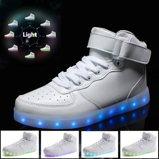 Baskets lumineuses femme 2025