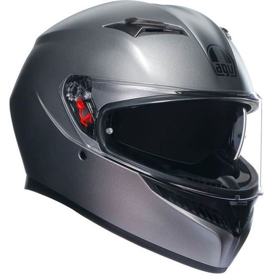 Casque Moto Intégral AGV K1 S - Homologué ECE 22-06 | Noir Taille M | Aérodynamique Et Léger