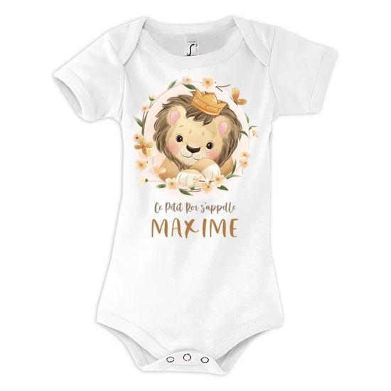 Body Colette Pour Enfant - Taille 12-18 Mois, Motif Lion - Neuf Avec étiquette Bio