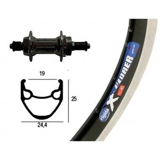 Conor Roue Avant VTT Traxx 29´´ Disc, Argenté | Bikeinn