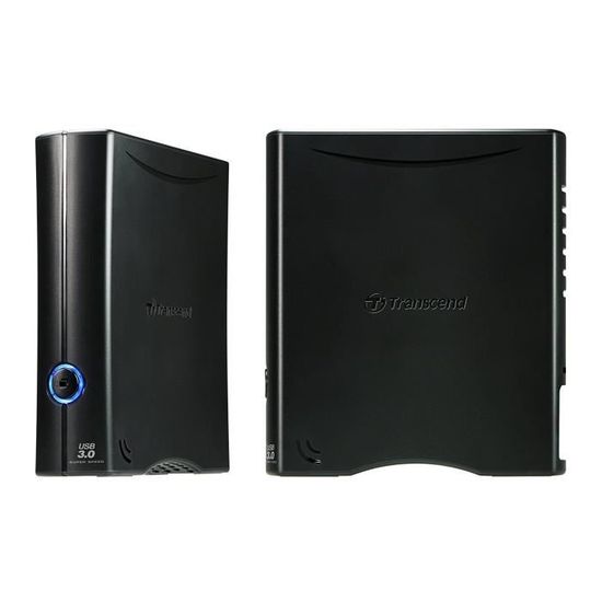 TRANSCEND Disque dur externe HDD StoreJet 3.5" T3 - Portable HDD - 4 To