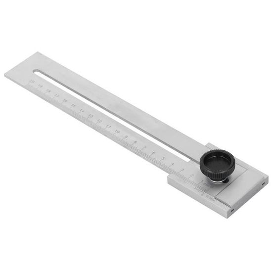 RÃ¨gle De TraÃ§age Coulissante En Acier Carbone - PrÃ©cise Et Robuste Pour Le Marquage Bois Et MÃ©tallurgie (200/250/300mm)