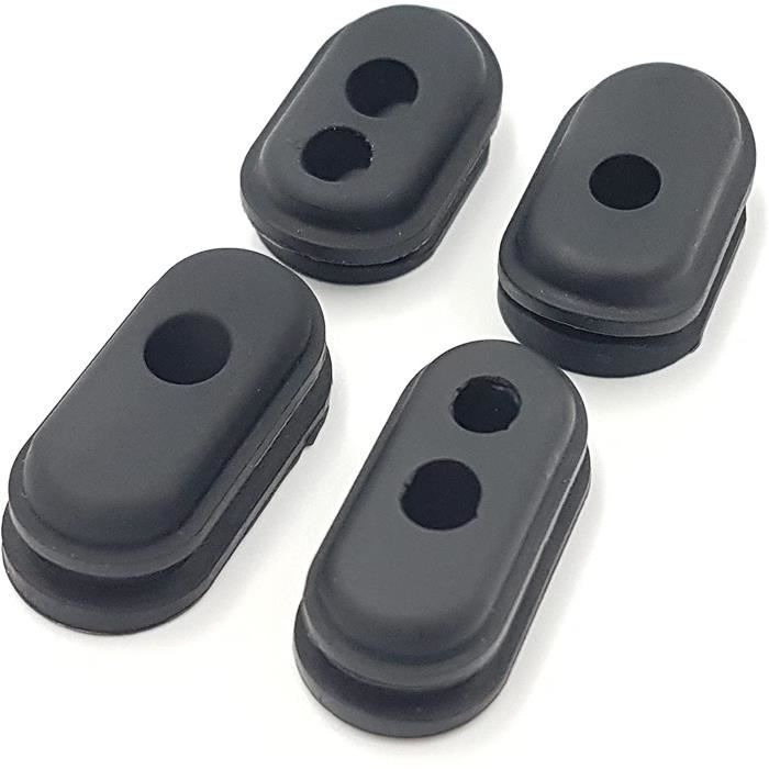 Caches vis en plastiques noir avec bandes réflectives pour trottinette  électrique Xiaomi M365 et PRO