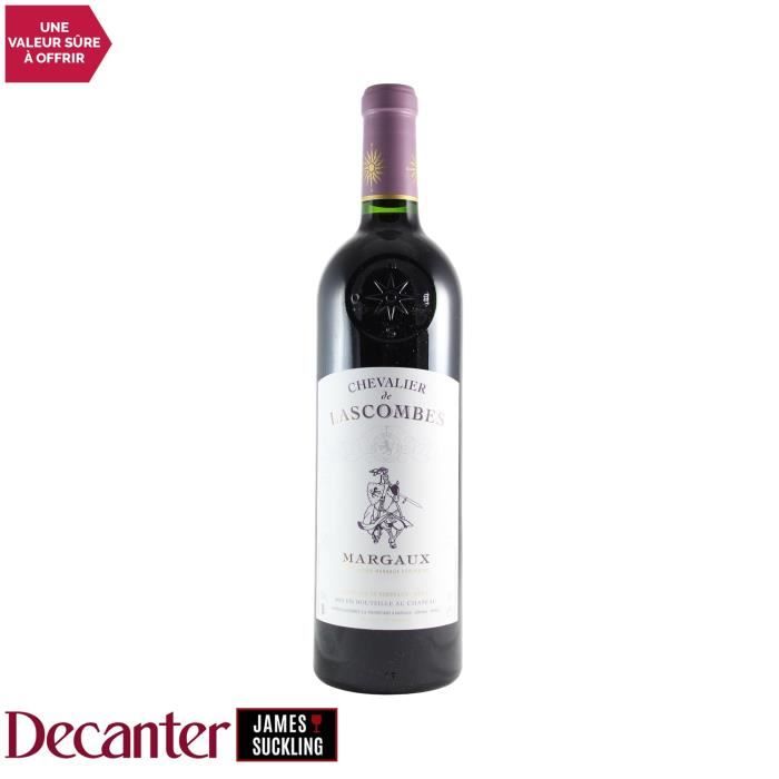 Château Lascombes Chevalier de Lascombes Rouge 2018 - 75cl - Vin Rouge de Bordeaux - Appellation AOC Margaux - 90-100 Decanter - Cép