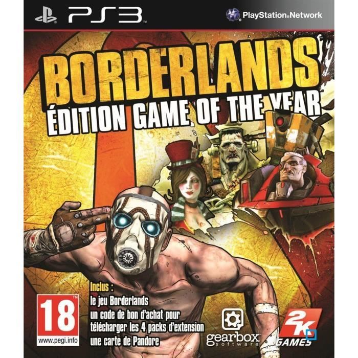 Take 2 Borderlands Goty / Jeu Console PS3