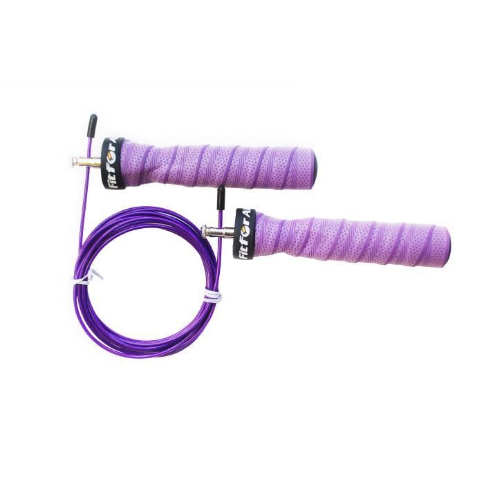 Corde à sauter Exercice Fitness Sautons Boxe Corde Vitesse Violet