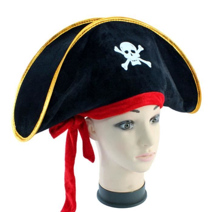 1 Pc chapeau de Pirate corde rouge Costume de pirate durable de capitaine accessoire HEADBAND - HEADBAND - HEADBAND - HAIRBAND