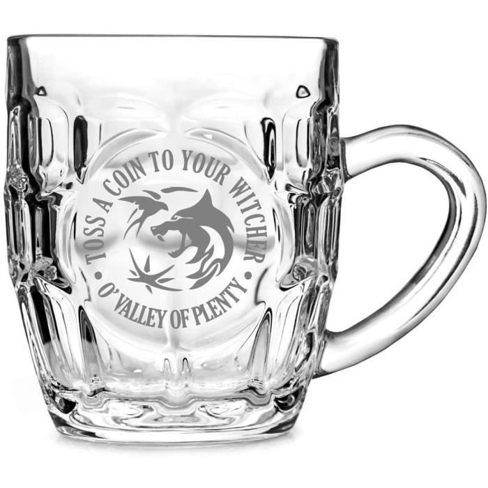 Alvéolée Bière Verre Avec Witcher Inspiré Design