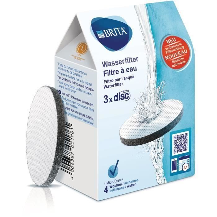 BRITA Pack 3 disques pour bouteille filtrante FILL&SERVE