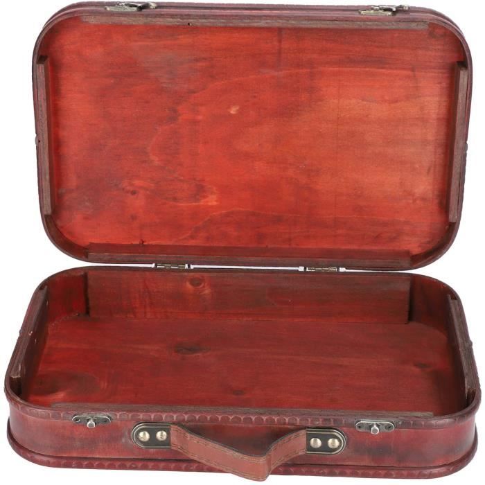 VALISE OU BAGAGE VENDU SEUL Hoseten Valise rétro, Valise, Grande capacité Durable de Style Ancien pour Hommes Femme234