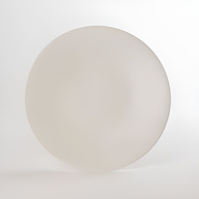 Assiette plate vesuvio blanc
