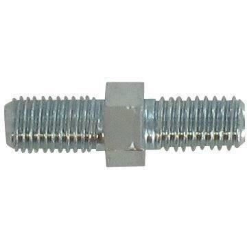 Adaptateur universel pour tête fil nylon mâle/mâle pas à gauche - M10 x 1,25 MG et M10 x 1,50 MG
