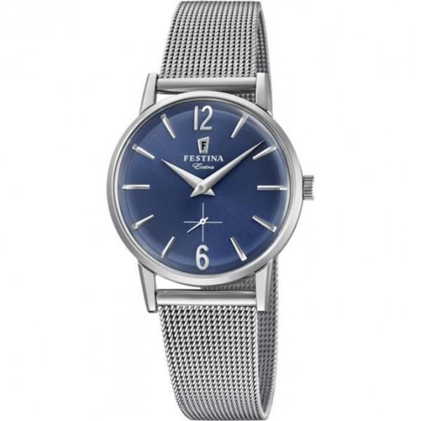 Montre Festina femme Extra acier maille milanaise F20258/3