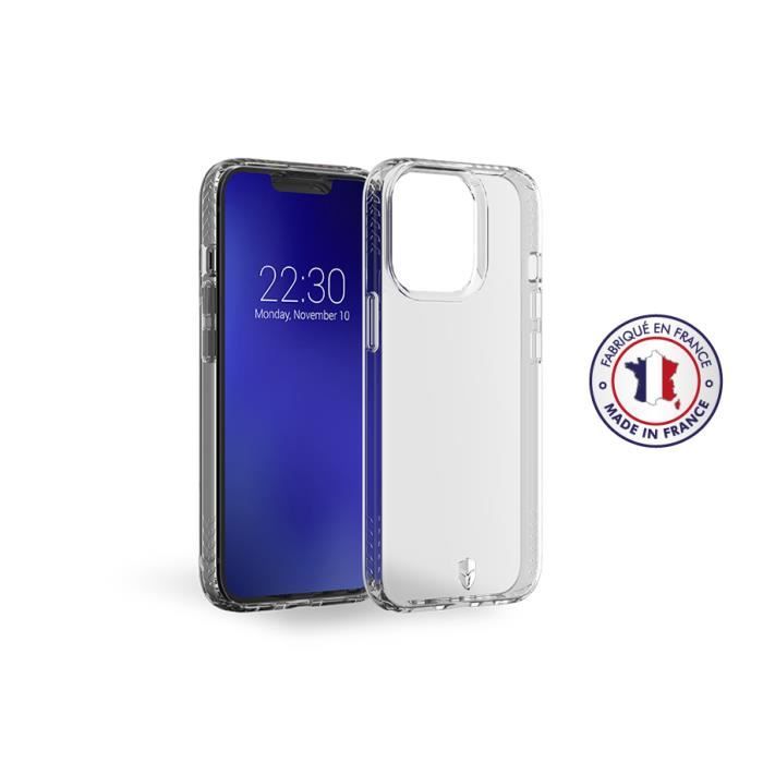 Coque Renforcée PULSE Made in France Garantie à vie Transparente pour iPhone 13 Pro Force Case