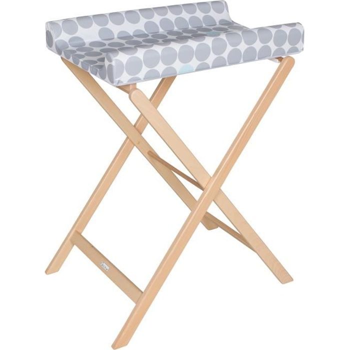 GEUTHER Table à langer pliable TRIXI naturelle
