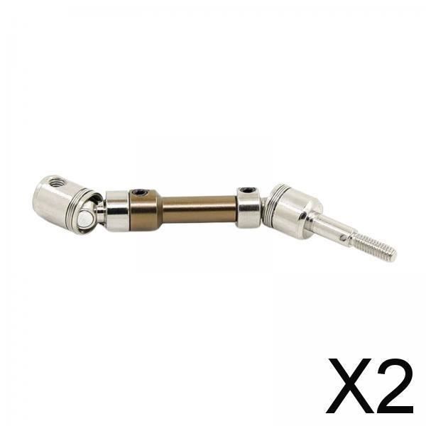2xRC arbre d'entraînement adapté pour Feiyue FY-01/02/03/04/05/06/07 JJRC Q39 RC voiture Accs