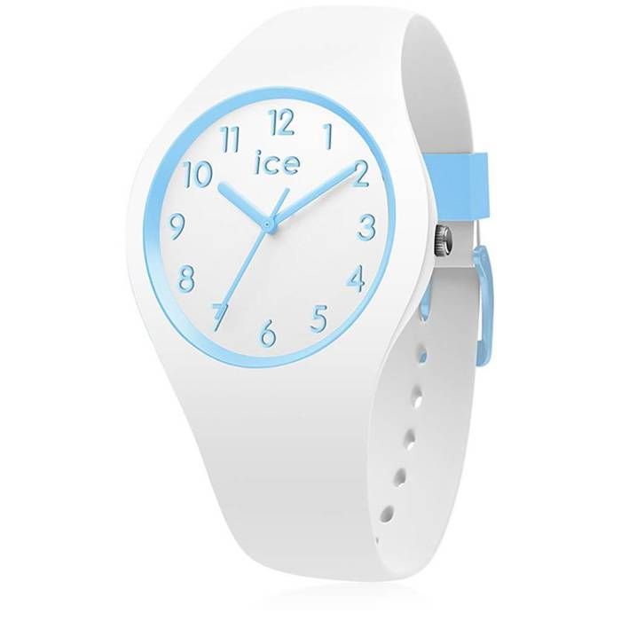 Ice-Watch - ICE ola kids Cotton white - Montre blanche pour garçon avec bracelet en silicone - 014425 (Small)