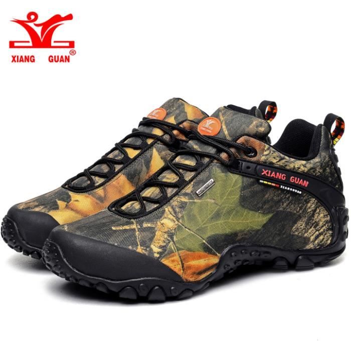 XIANG GUAN Imperméable Chaussures de Randonnée Basses Femme Homme (Pointure:36-48)
