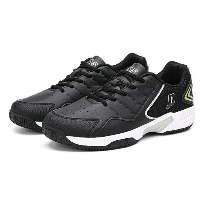 Baskets de tennis pour hommes chaussures d'entraînement professionnelles de mode-Noir