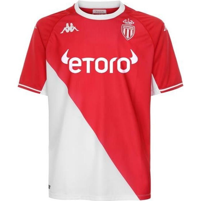 Kappa - Maillot Kombat Home AS Monaco Homme Rouge
