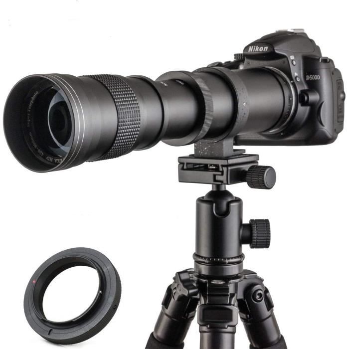 420-800mm f/8.3-16 Super Téléobjectif Zoom Objectif pour Canon EOS 20D 30D 700D 1100D 1200D et plus DSLR