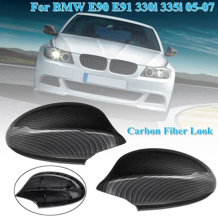Paire De Rétroviseurs En Fibre De Carbone Pour BMW E90 E91 330i 335i 05-07