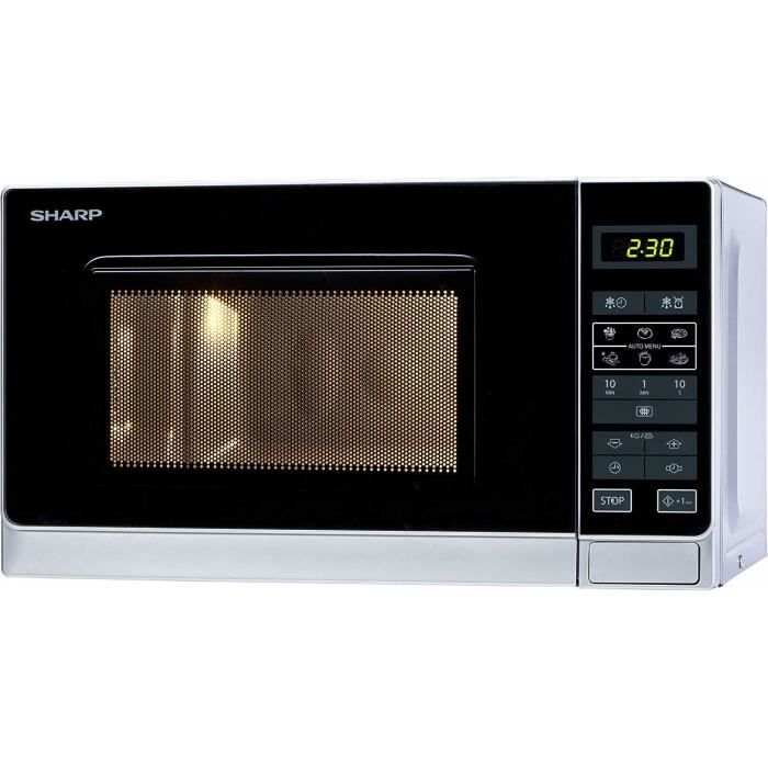 Sharp Micro-ondes Solo 20 litres - Argent R-242INW