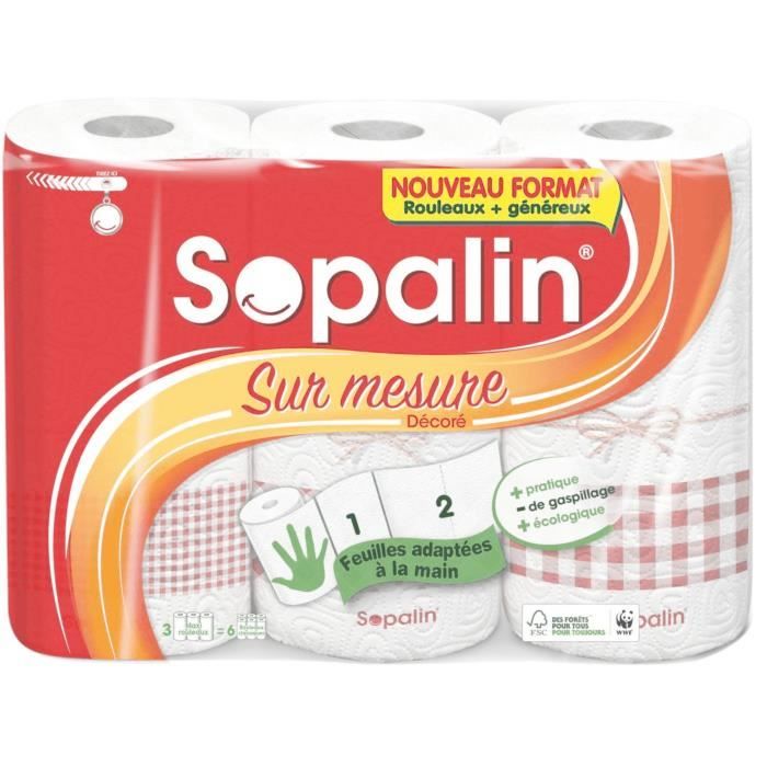 SOPALIN Sur Mesure Décoré 3 = 6