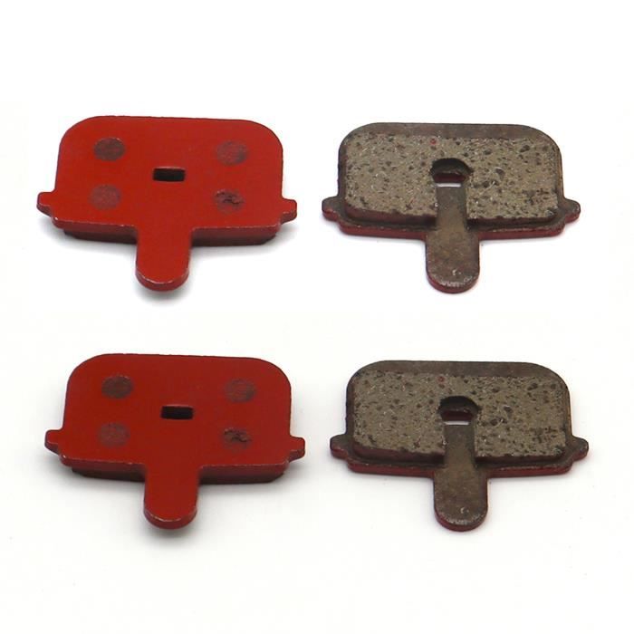 Plaquettes de frein à disque en résine pour trottinette électrique, 2 paires pour Kugoo G-Booster Scooter plaques de Friction
